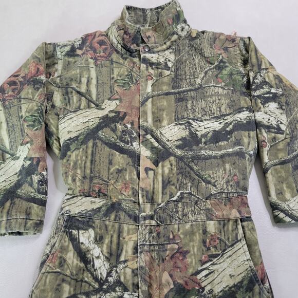 Cabelas Coveralls Kids Youth Medium Brown Camo Break Up Infinity Zip Insulated - Picture 6 of 13